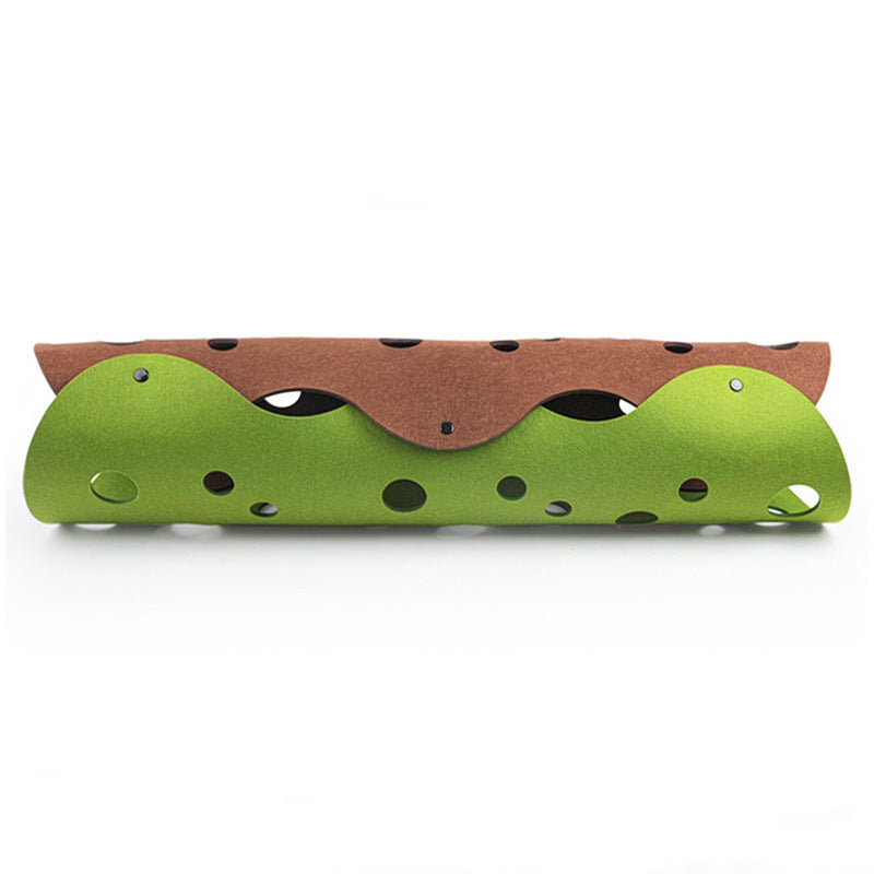 Collapsable car felt tunnel toy