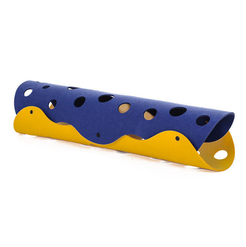 Collapsable car felt tunnel toy