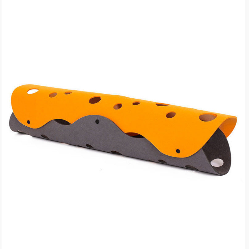 Collapsable car felt tunnel toy