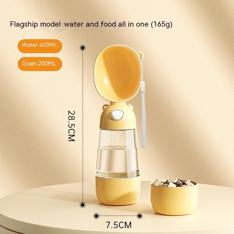 Portable Pet Bottle 2 in 1
