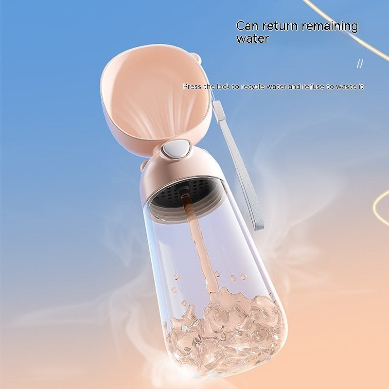 Portable Pet Bottle 2 in 1